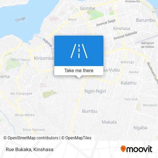 Rue Bukaka map