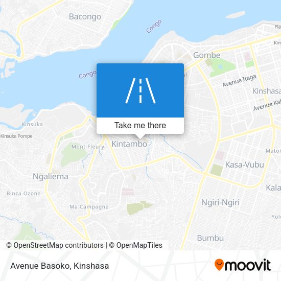 Avenue Basoko map