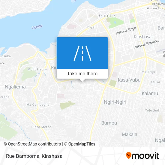 Rue Bamboma map