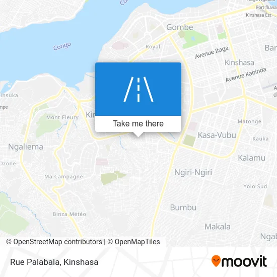 Rue Palabala map