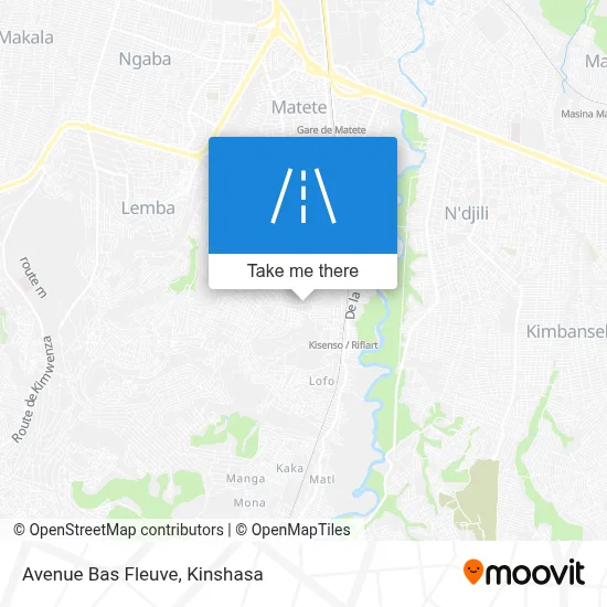 Avenue Bas Fleuve map