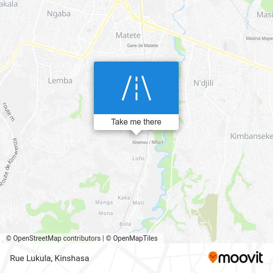 Rue Lukula map