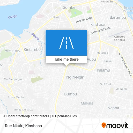 Rue Nkulu map