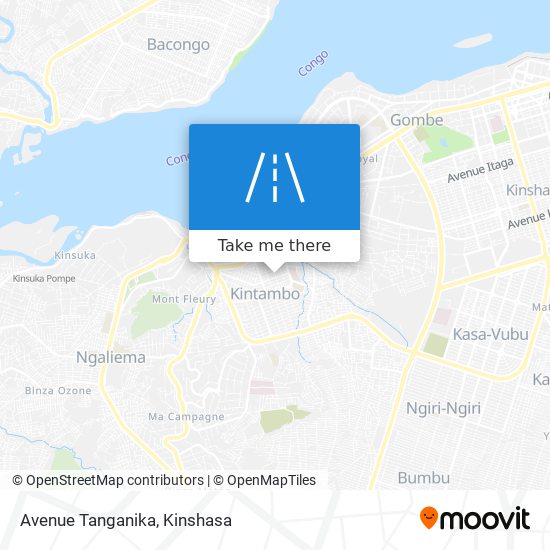 Avenue Tanganika map