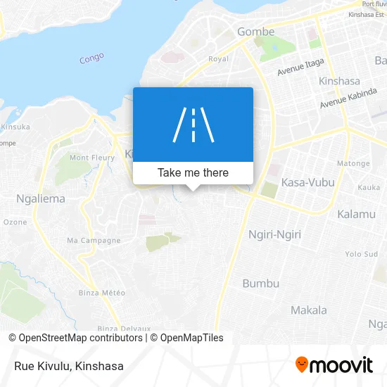 Rue Kivulu map