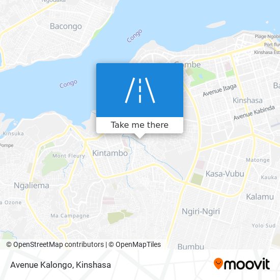 Avenue Kalongo map