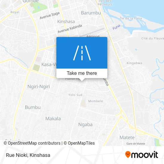 Rue Nioki map