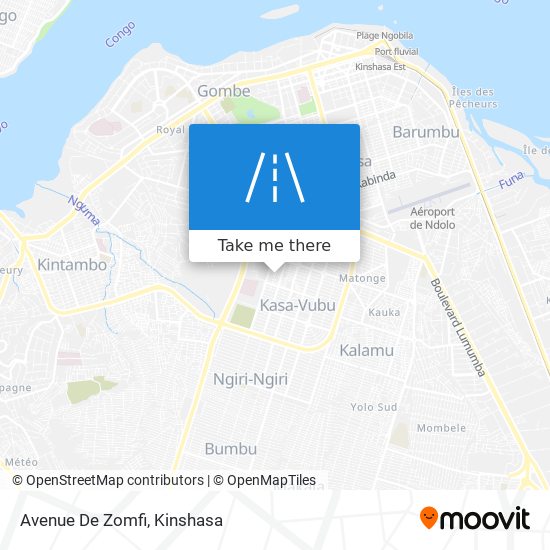 Avenue De Zomfi map