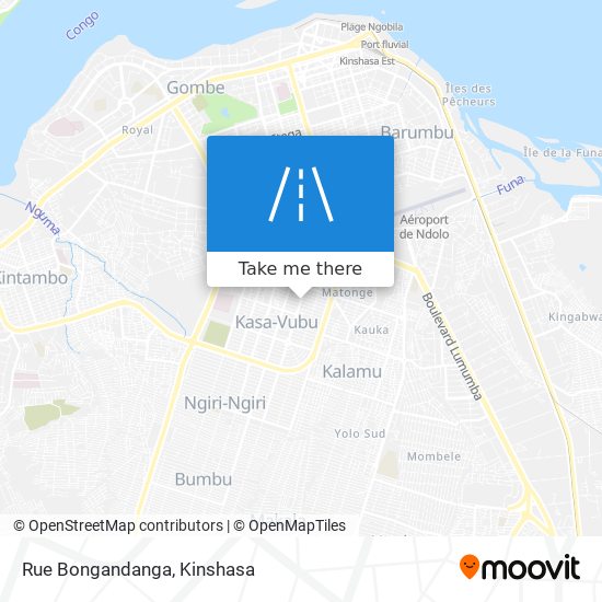 Rue Bongandanga map