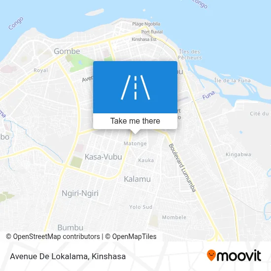 Avenue De Lokalama map