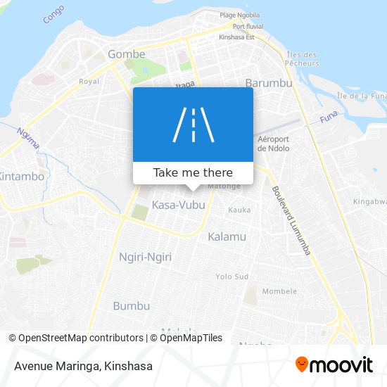 Avenue Maringa map