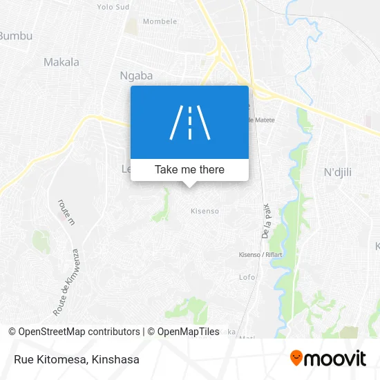 Rue Kitomesa map