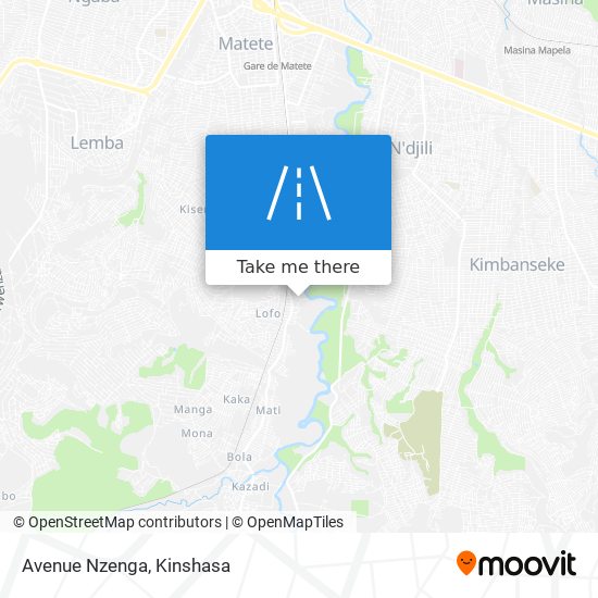 Avenue Nzenga map