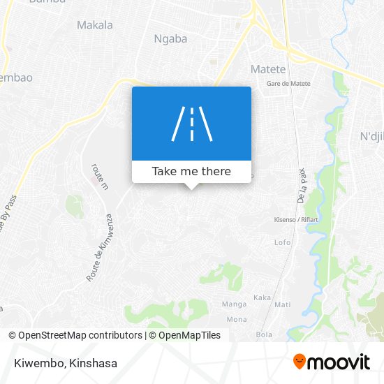 Kiwembo map