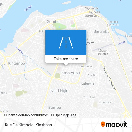 Rue De Kimbola map