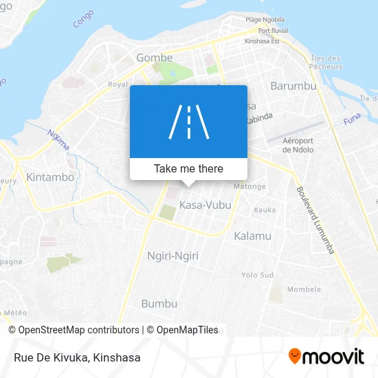 Rue De Kivuka map