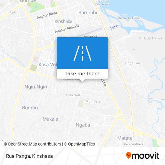 Rue Panga map