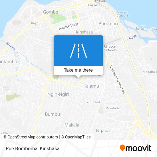 Rue Bomboma map