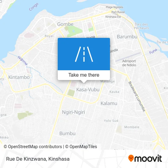 Rue De Kinzwana map