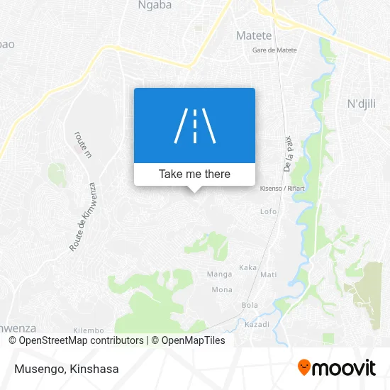 Musengo map