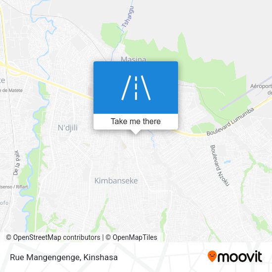 Rue Mangengenge map