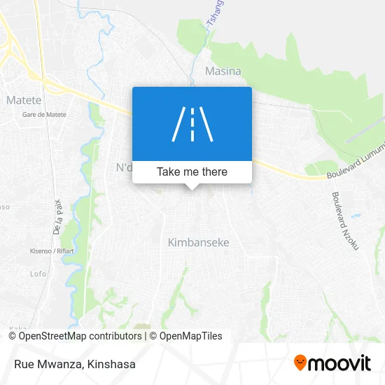 Rue Mwanza map