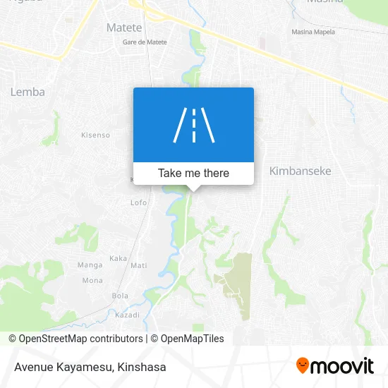 Avenue Kayamesu map