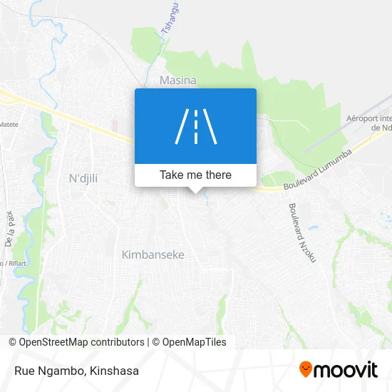 Rue Ngambo map