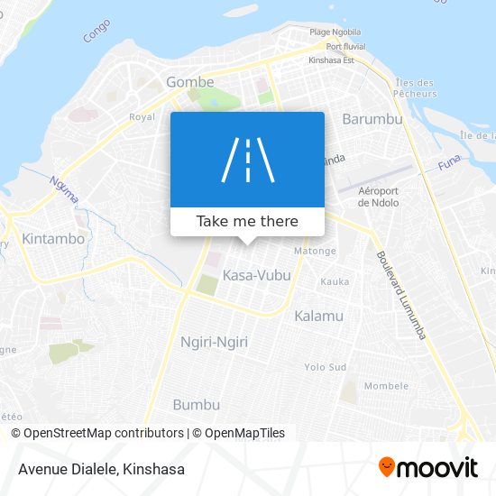 Avenue Dialele map