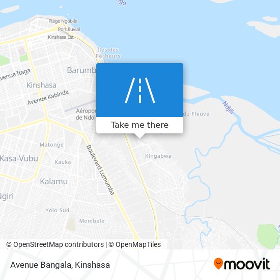 Avenue Bangala map
