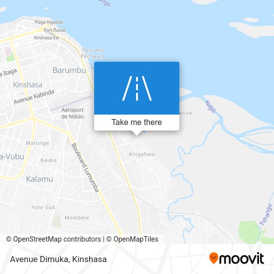 Avenue Dimuka map