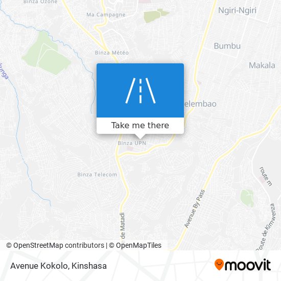 Avenue Kokolo map