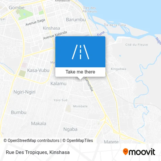 Rue Des Tropiques map