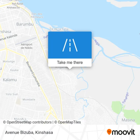 Avenue Bizuba map