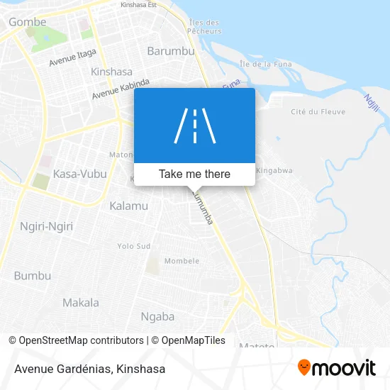 Avenue Gardénias map