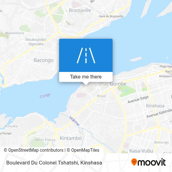 Boulevard Du Colonel Tshatshi map