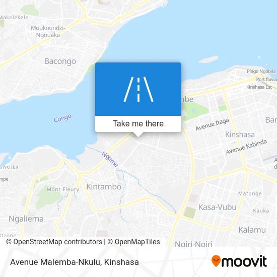 Avenue Malemba-Nkulu map