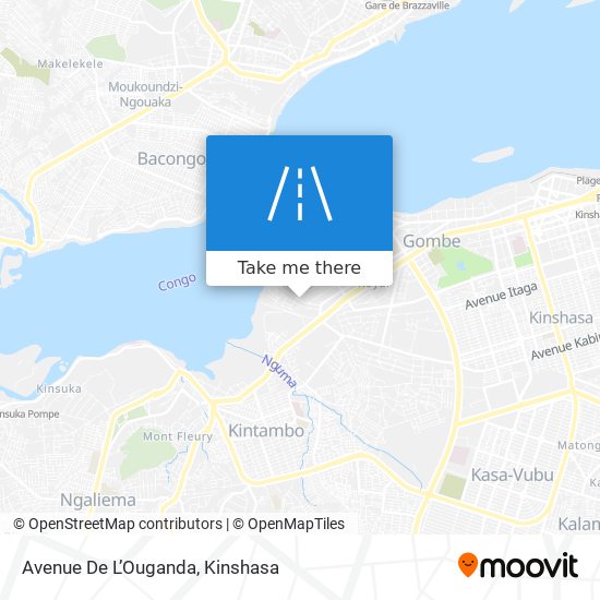 Avenue De L’Ouganda map