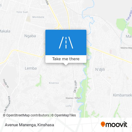 Avenue Manenga map