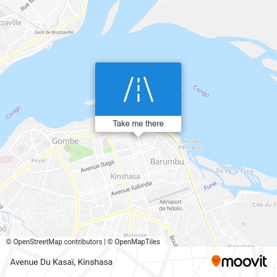 Avenue Du Kasaï map