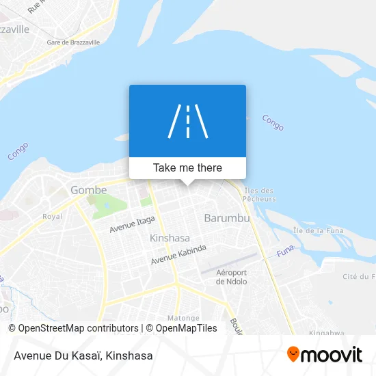 Avenue Du Kasaï map