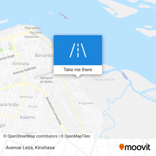 Avenue Leza map