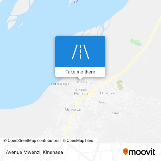 Avenue Mwenzi map