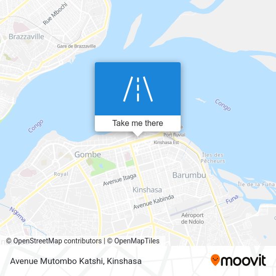 Avenue Mutombo Katshi map