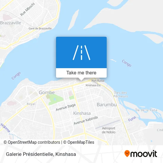 Galerie Présidentielle map