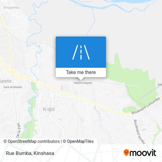 Rue Bumba map