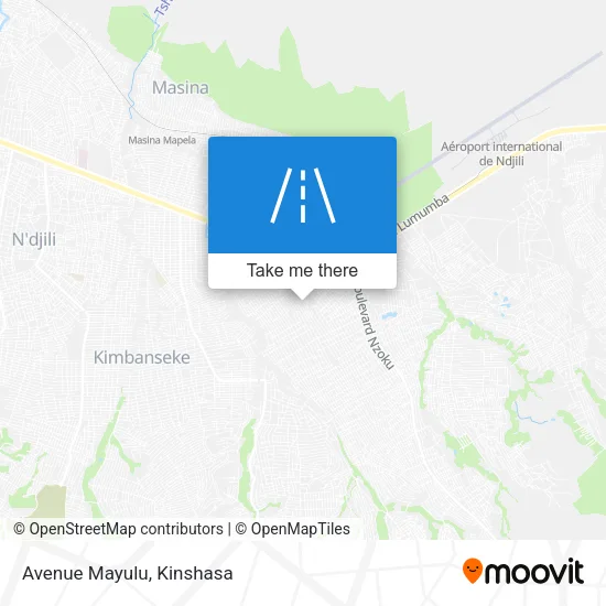 Avenue Mayulu map