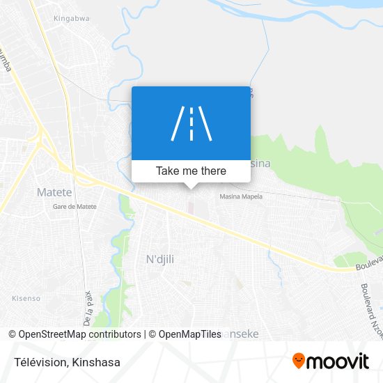 Télévision map