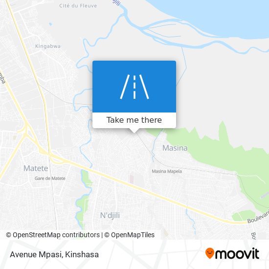 Avenue Mpasi map