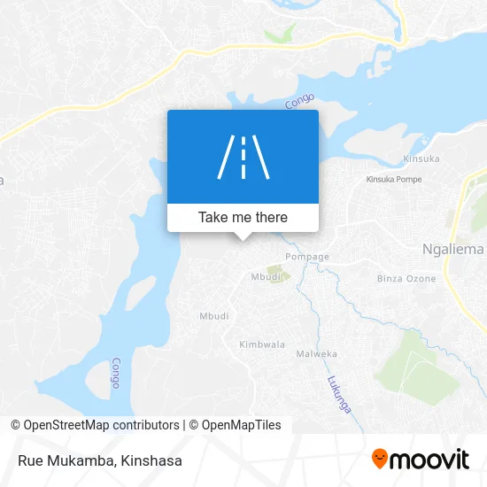 Rue Mukamba map